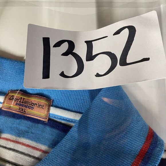 Deco'llection Int Barbados Striped Polo‎ Shirt Casual Summer Golf XXL - Picture 8 of 8